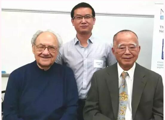 查錦東在美國普林斯頓拜會“果酸之父”史考特博士及余瑞錦博士。